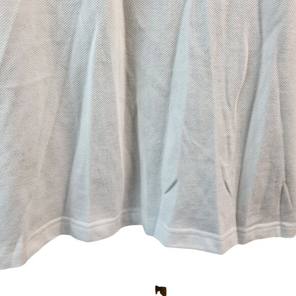 NEW POL Woman's Small White Cotton Short Sleeve Polo Shirt Red Black Stripe Trim - Picture 11 of 15